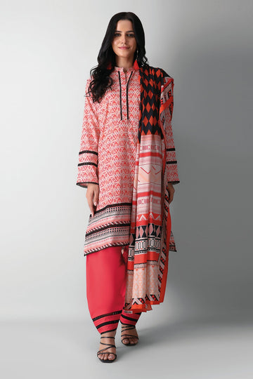 A210504 Red Khaadi Autumn Collection 2021